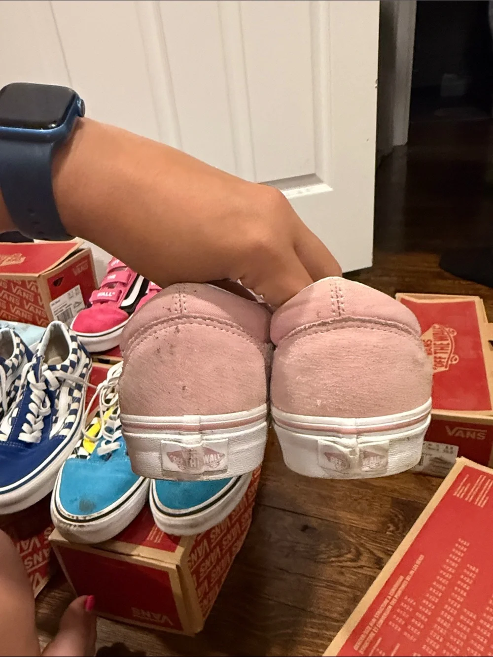 Vans Old Skool Pink Suede & Canvas Low-Top Sneakers
